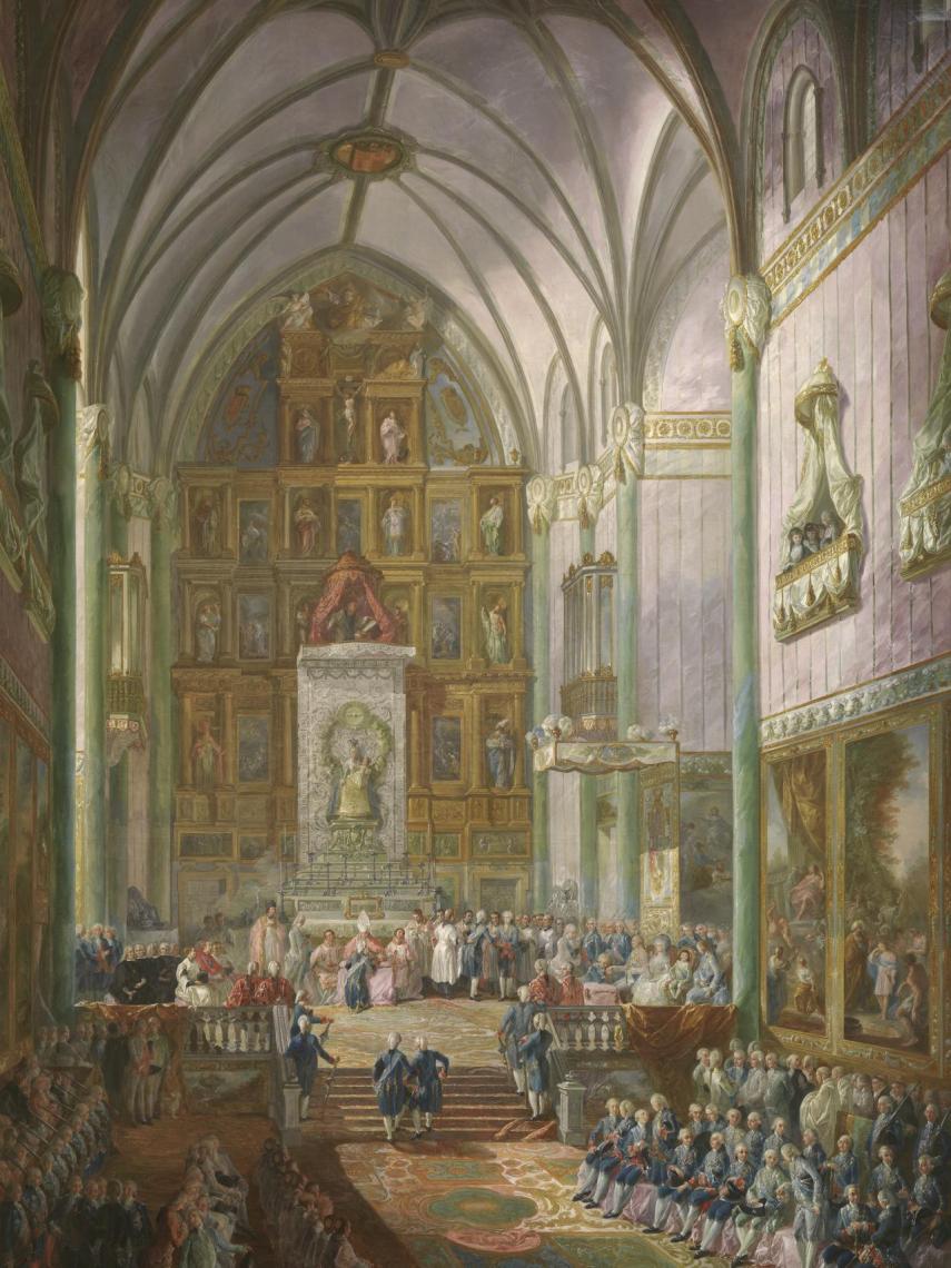 'Jura de Fernando VII como príncipe de Asturias'; de Luis Paret y Alcázar