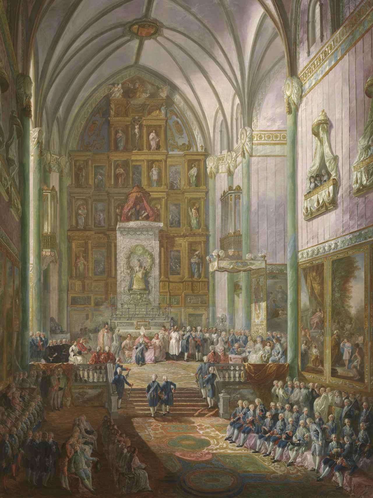 'Jura de Fernando VII como príncipe de Asturias'; de Luis Paret y Alcázar