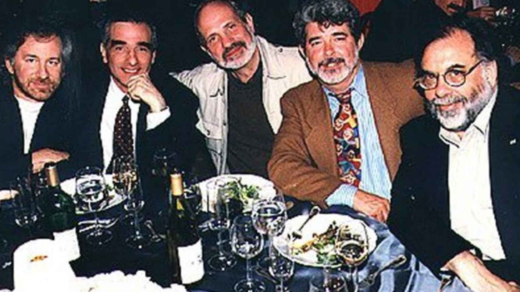 Steven Spielberg, Martin Scorsese, Brian DePalma, George Lucas y Francis Ford Coppola.
