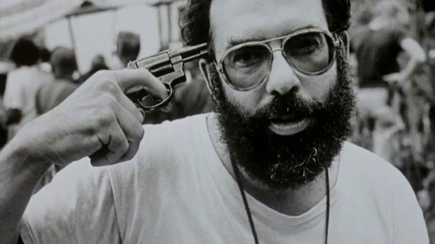 Francis Ford Coppola durante la producción de Apocalypse Now.