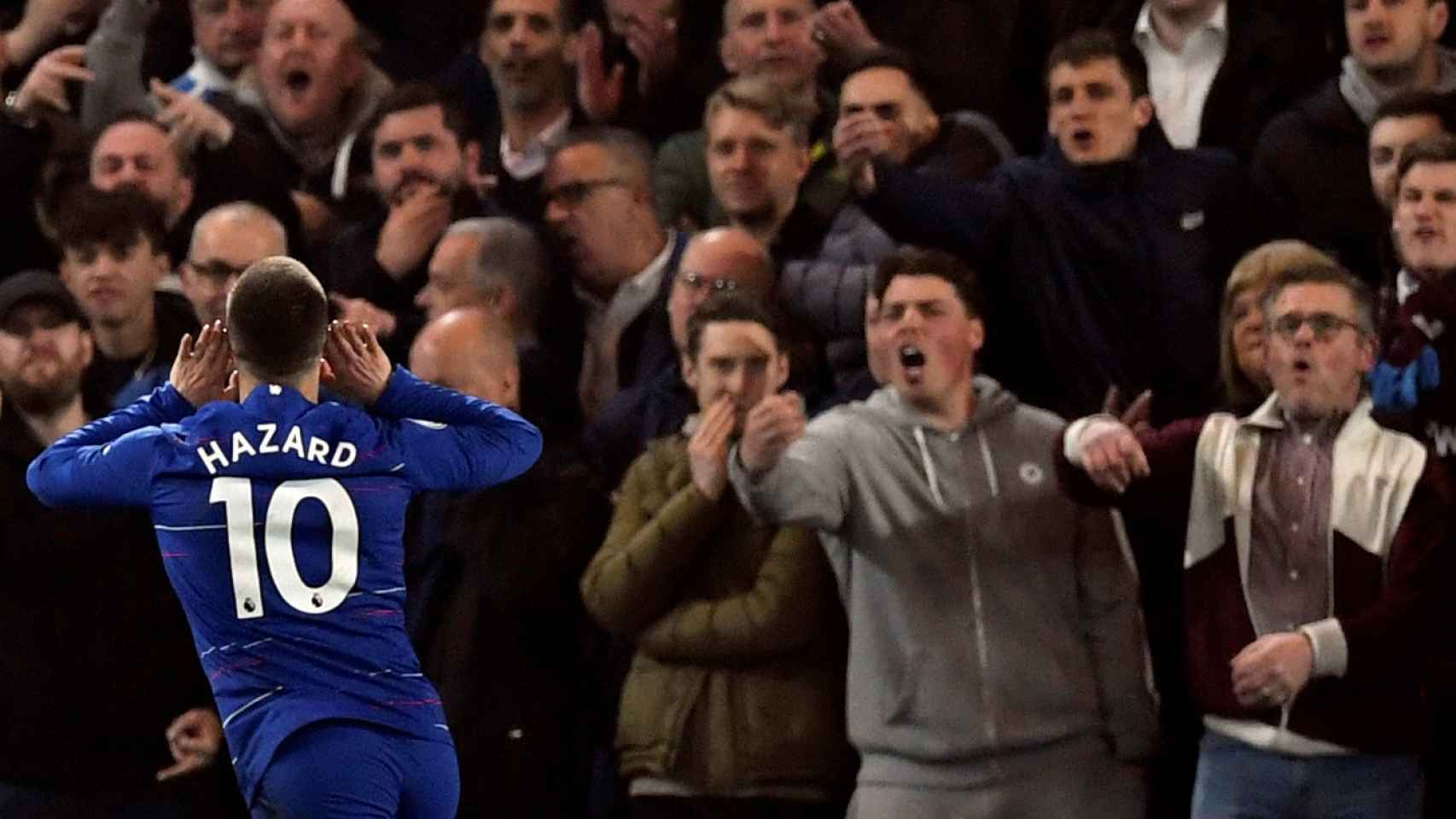 Eden Hazard, en un partido del Chelsea