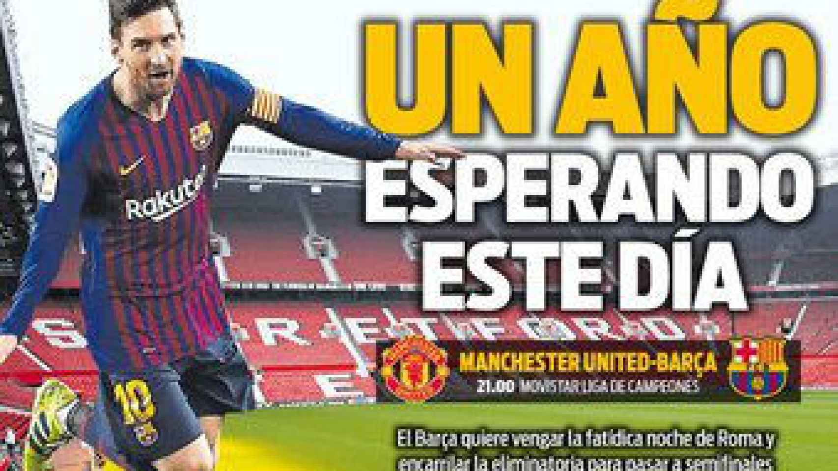 La portada del diario Sport (10/04/2019)