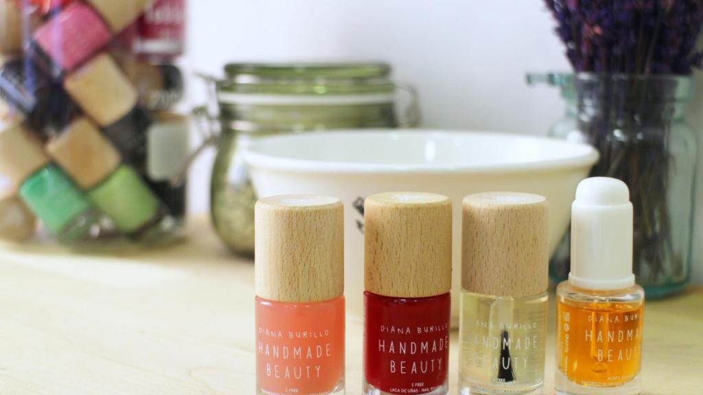 Una muestra de los esmaltes Handmade Beauty, no testados en animales.