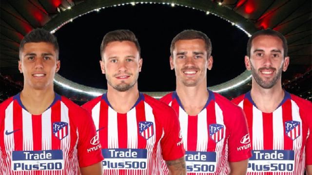 Rodri, Saúl, Griezmann y Godín