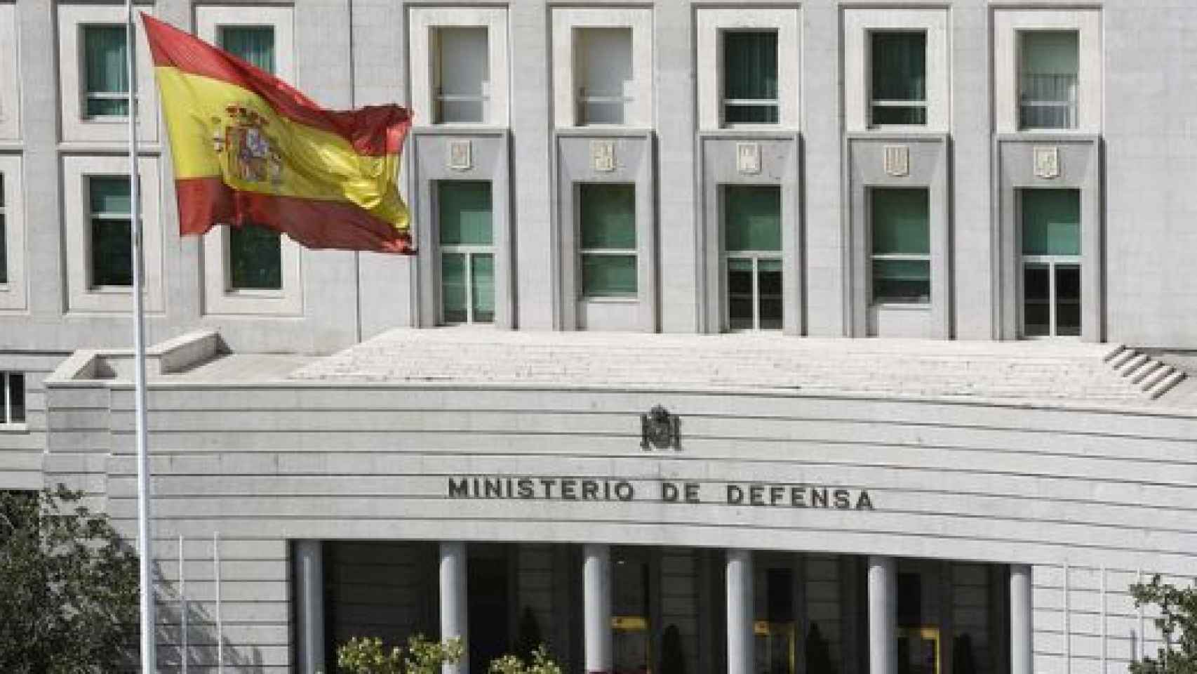 El Ministerio de Defensa en Madrid.
