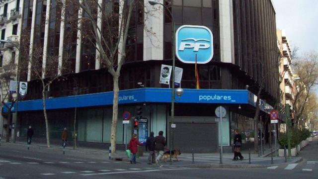 Sede del Partido Popular en la calle Génova en Madrid.