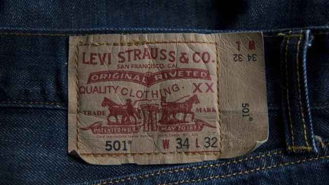 La etiqueta de un pantalón Levi Strauss