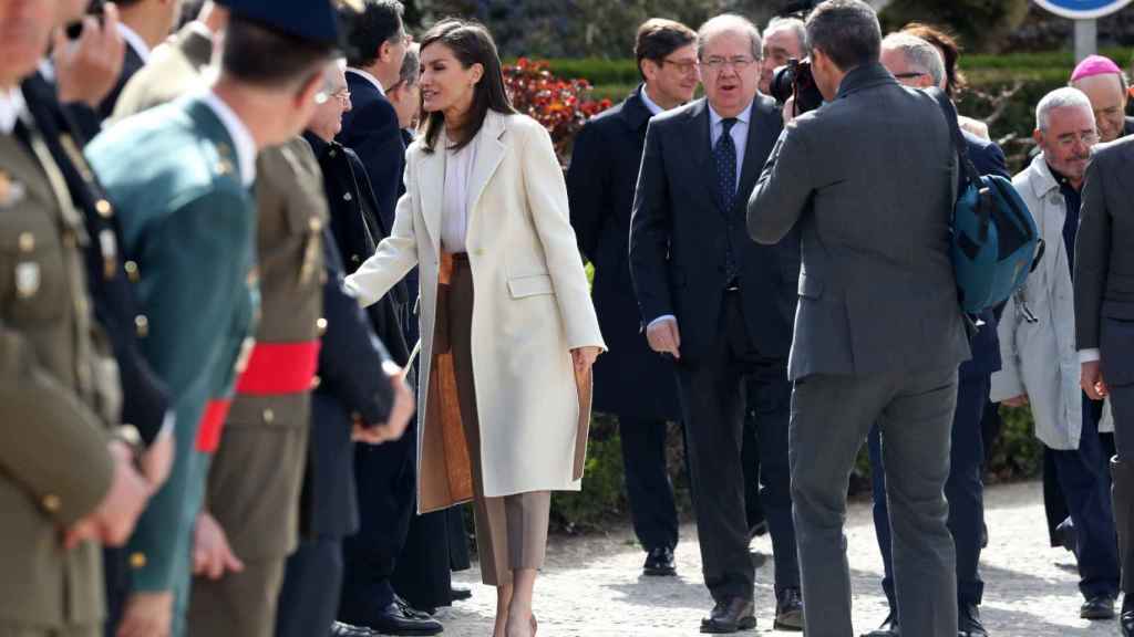 La reina Letizia ha acudido a Burgos para inaugurar la nueva exposición de Las edades del hombre.