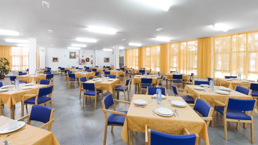Comedor de la residencia.