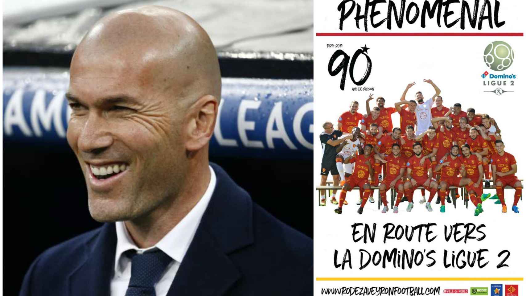 Zidane y el Rodez Aveyron