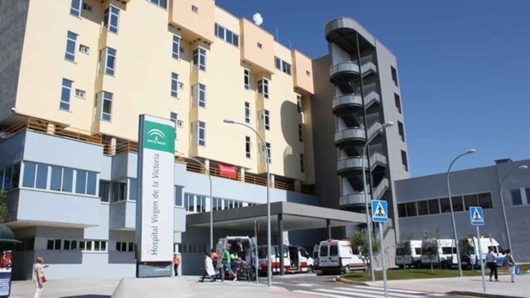 Hospital Universitario Virgen de la Victoria de Málaga, donde ocurrieron los hechos.