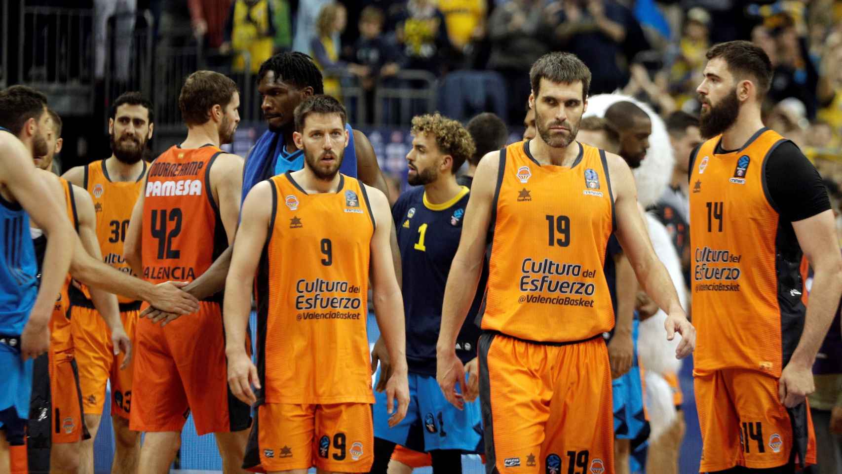 Valencia Basket en su duelo ante el Alba Berlin