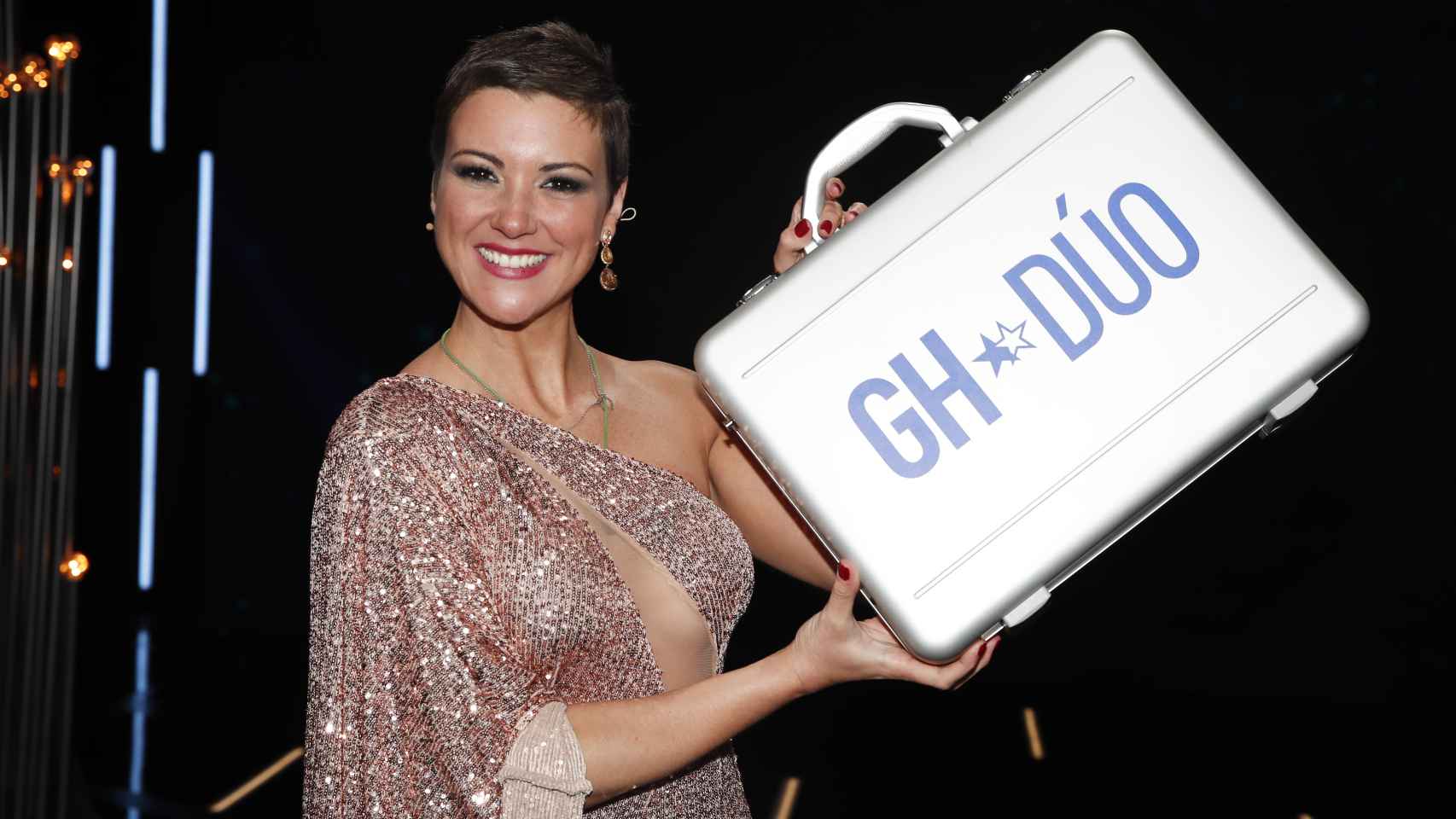 María Jesús Ruiz tras alzarse con la victoria y el maletín en 'GH DÚO'.