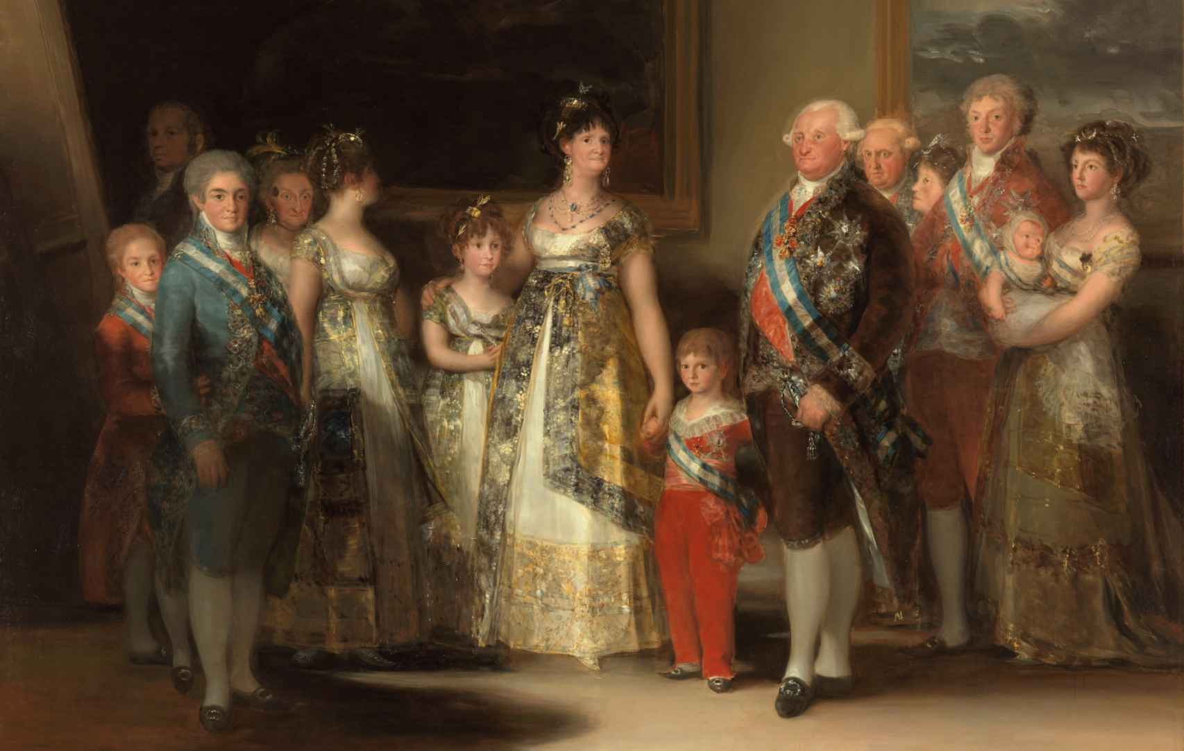 'La familia de Carlos IV'.