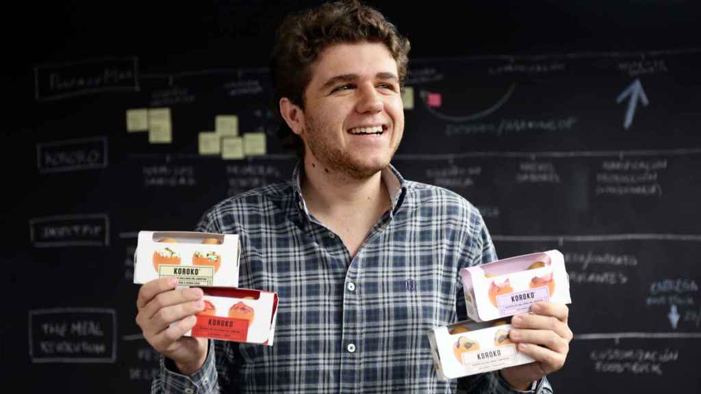 Cayetano, fundador de Koroko, una de las startups aceleradas por KM Zero Food Innovation Hub.