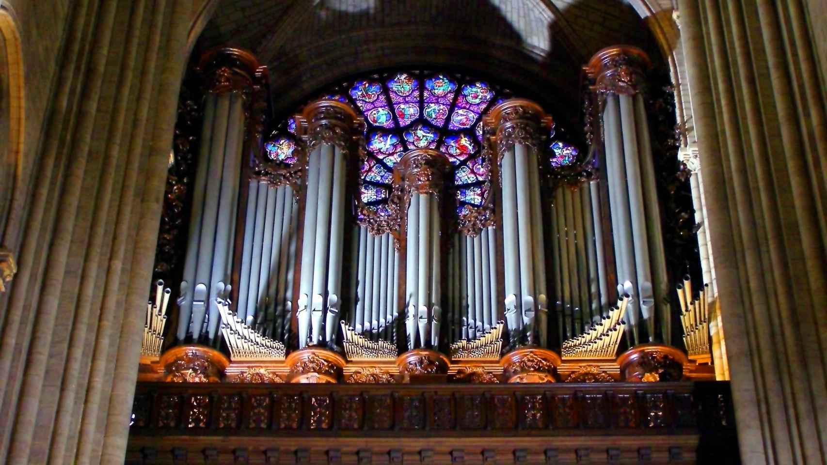 El órgano de Notre Dame.