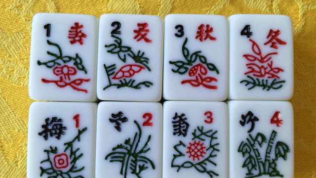 Un gran juego de mesa asiático, el Mahjong