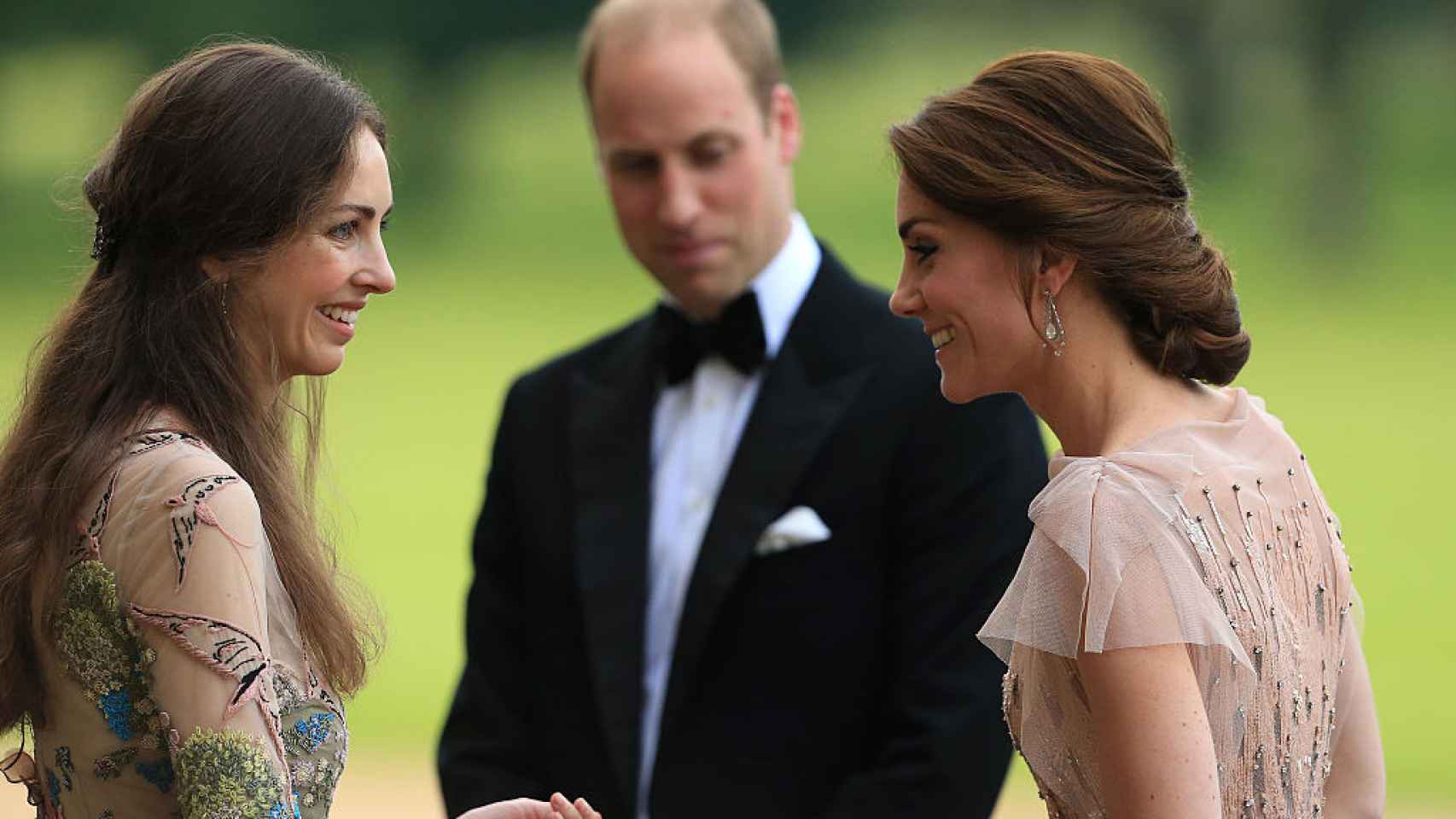 Rose Hanbury, el príncipe Guillermo de Inglaterra y Kate Middleton.
