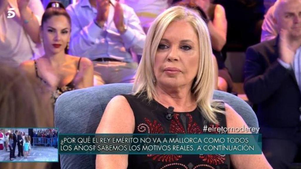 Bárbara Rey durante su participación en 'Sábado Deluxe'.