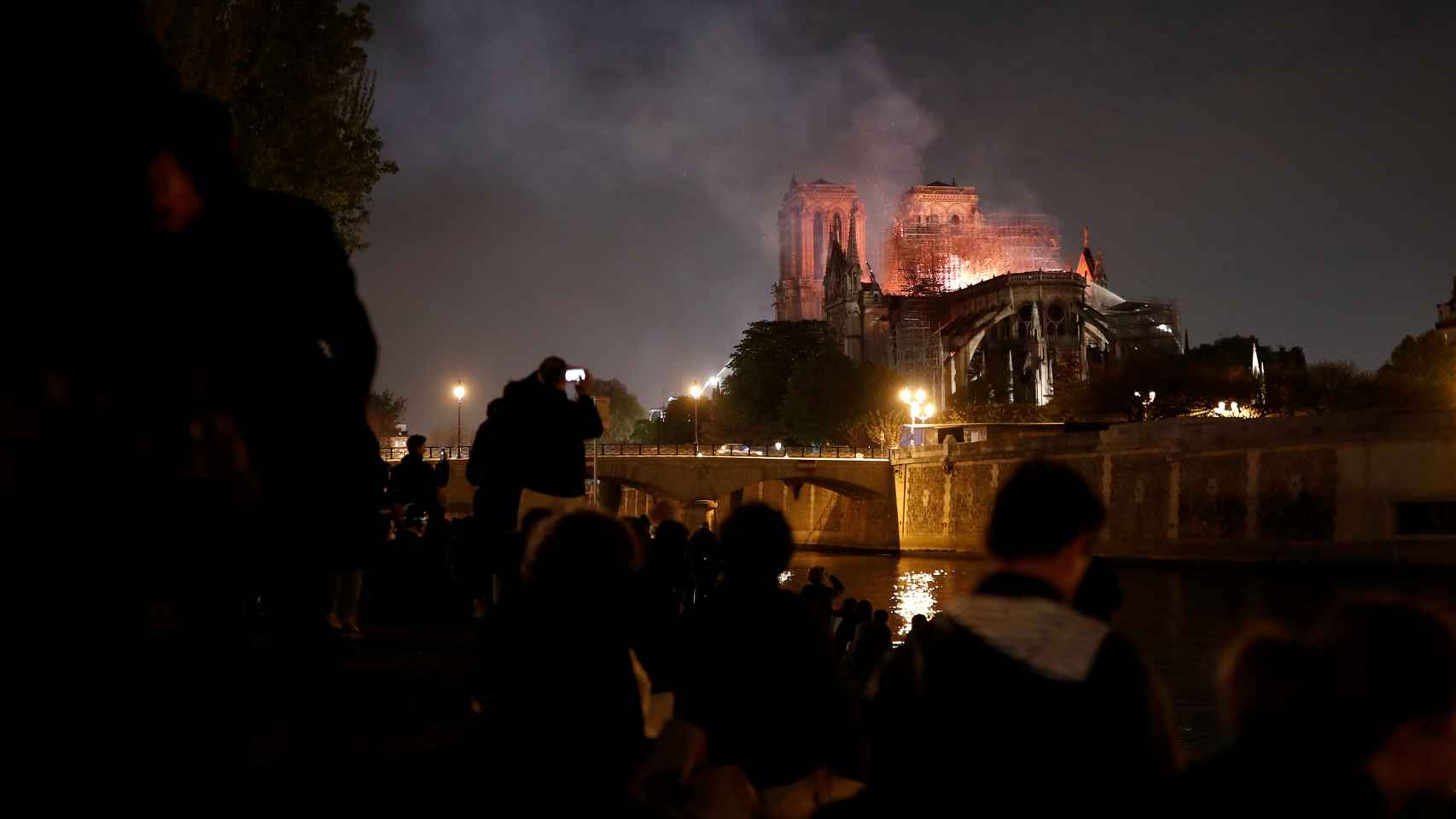 El incendio de Notre Dame en París