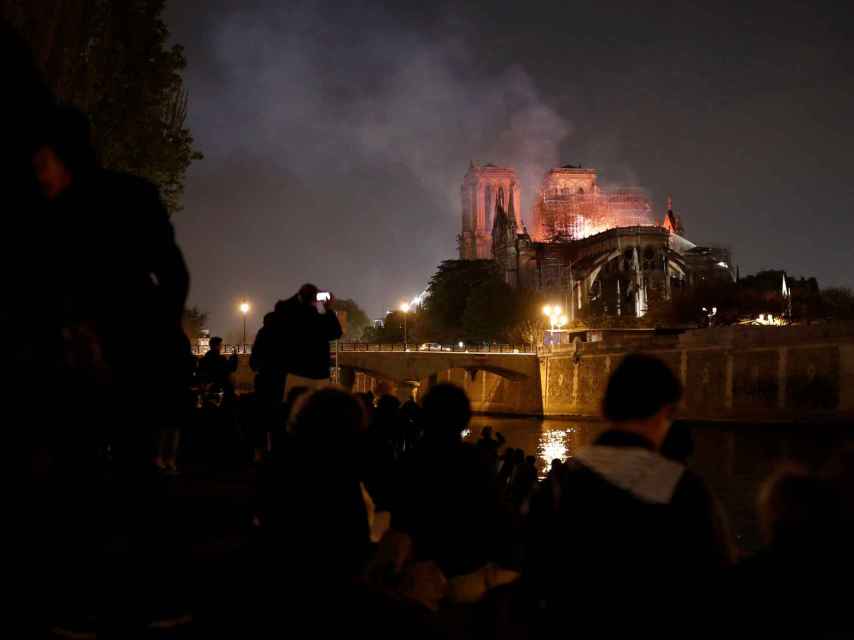 El incendio de Notre Dame en París
