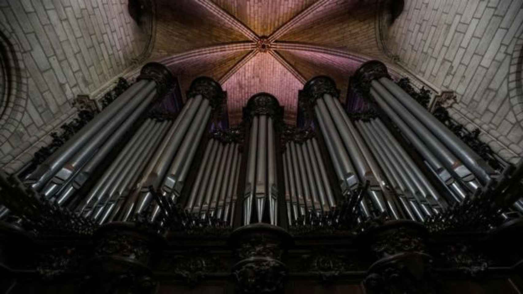 El gran órgano de Notre Dame.