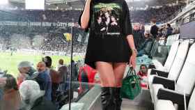 Georgina Rodríguez, en un partido de la Juventus. Foto: Instagram (@georginagio)