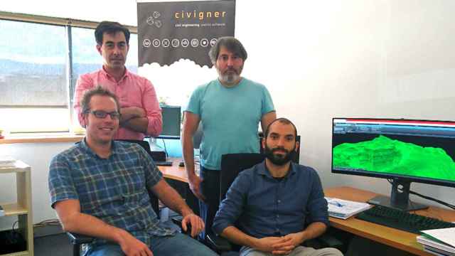 Equipo de la startup asturiana Civigner.