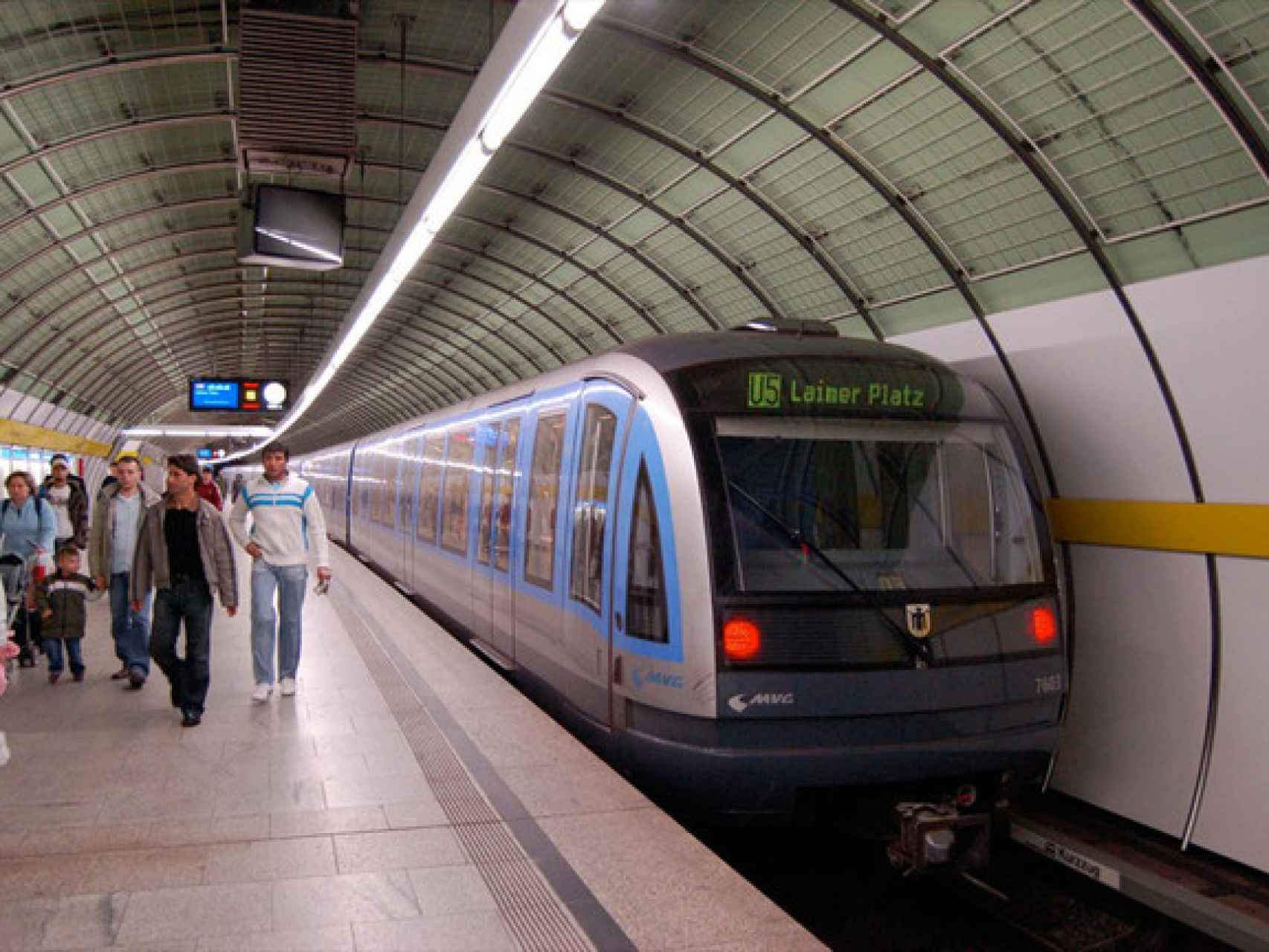 Metro de Múnich.