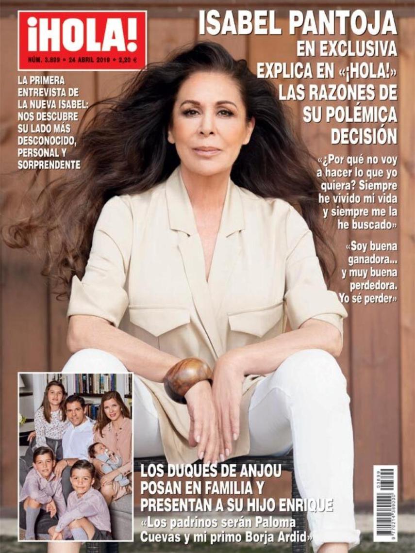 Isabel Pantoja en la portada de la revista '¡HOLA!'