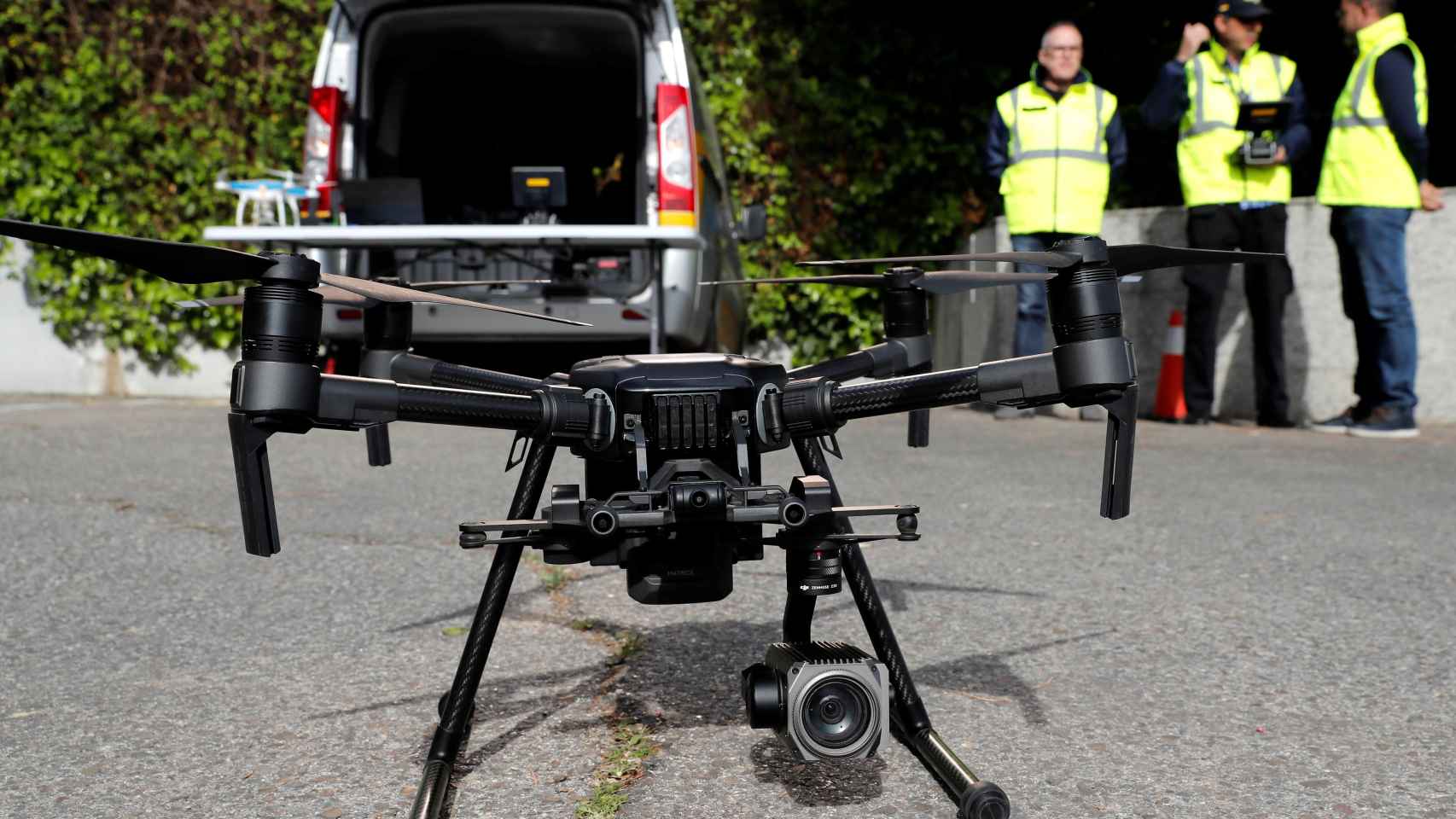 Uno de los drones que ya está utilizando la DGT.