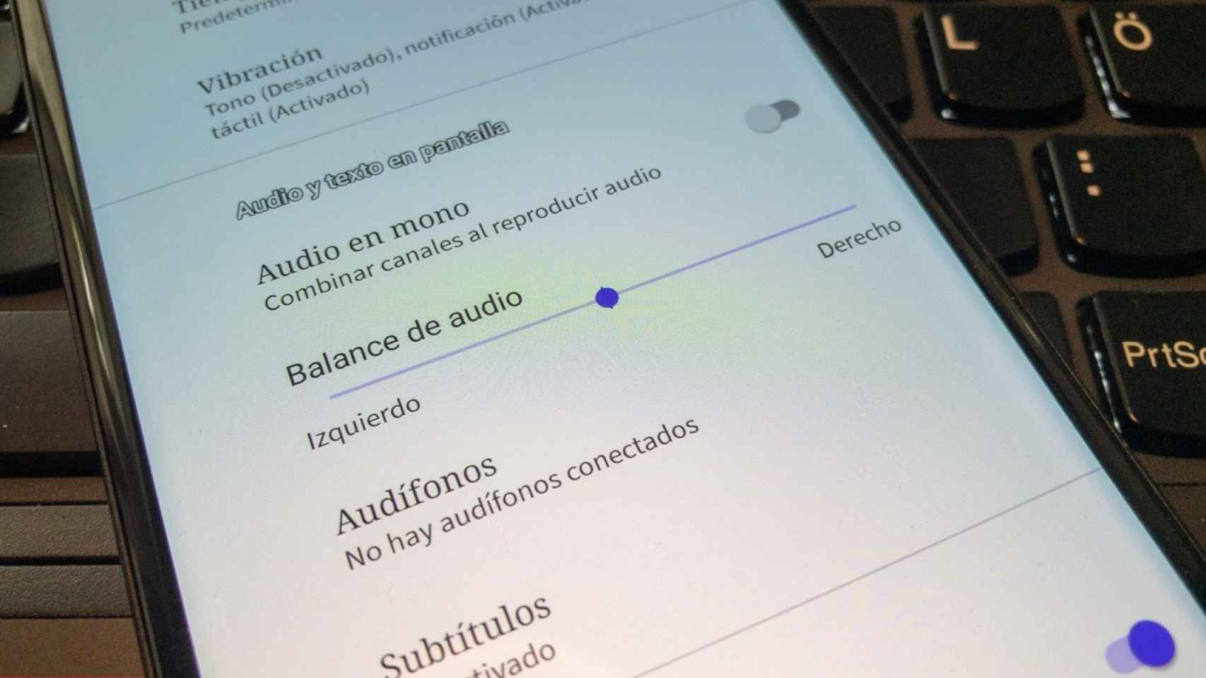 Android Q te permite ajustar el balance de audio para personas con problemas auditivos