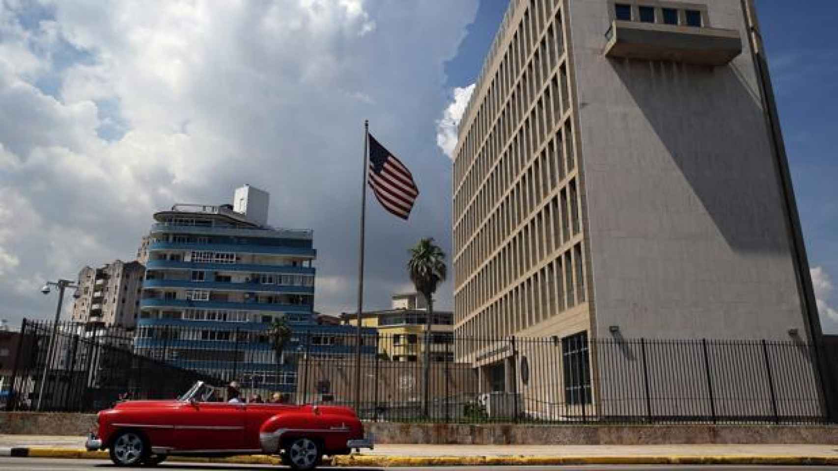 La embajada de Estados Unidos en Cuba.