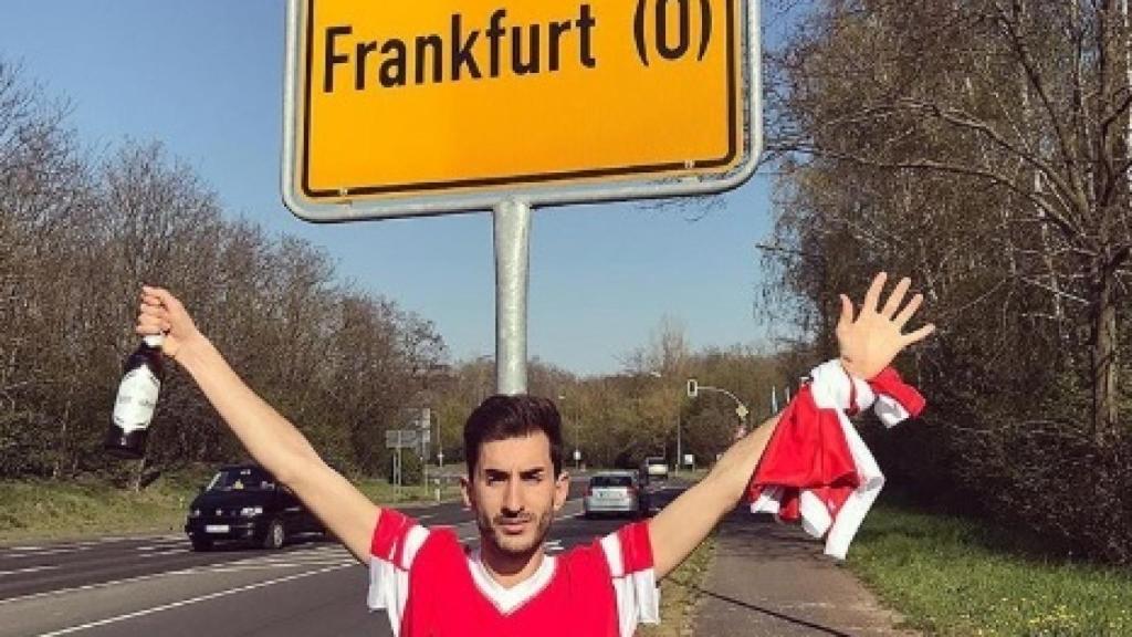 Un seguidor del Benfica. Foto: Instagram (@alvaroslb1994)