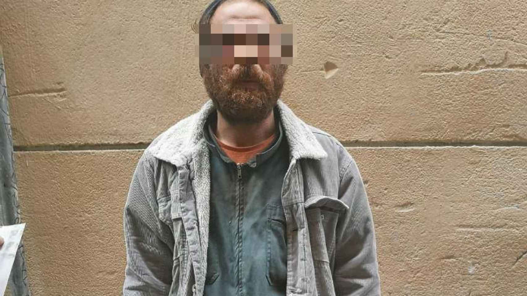 El presunto violador de Drassanes (Barcelona).