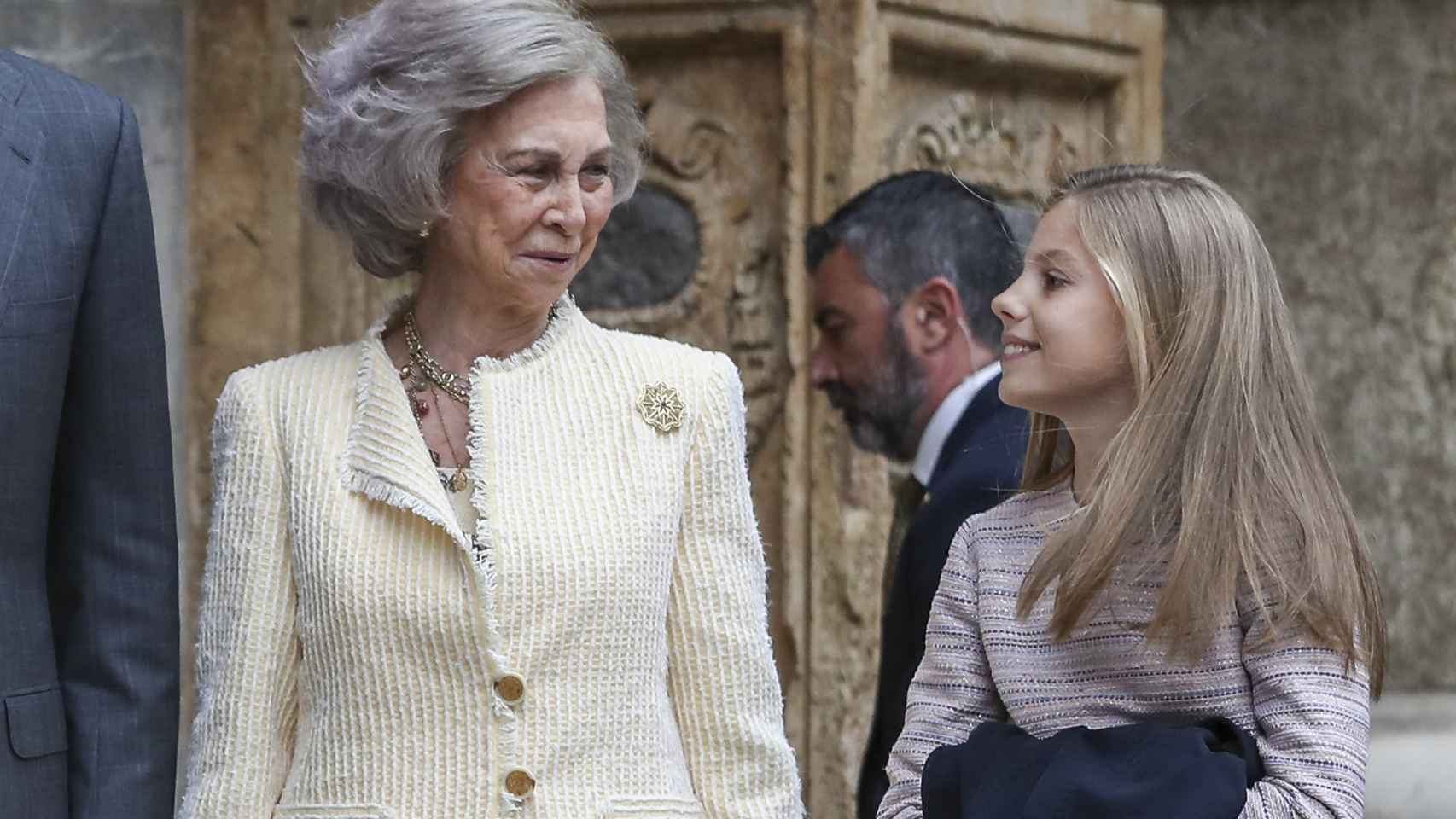 La reina Sofía y su nieta, la infanta Sofia.