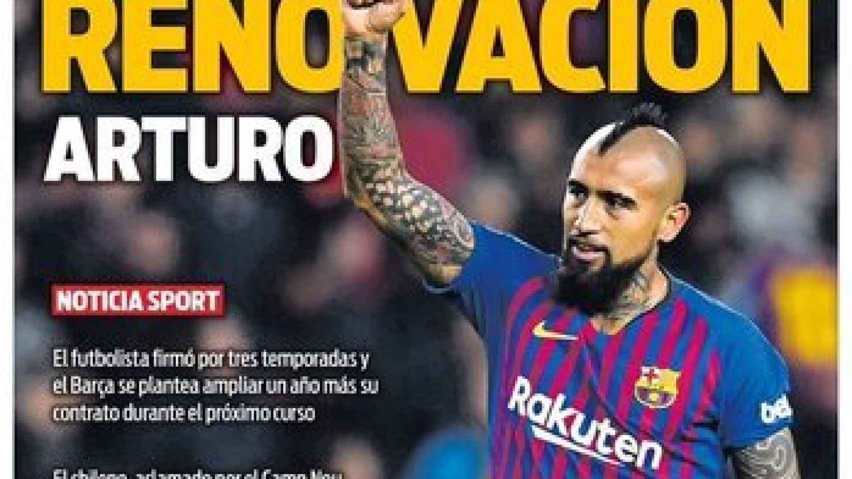 Portada del diario Sport (22/04/2019)