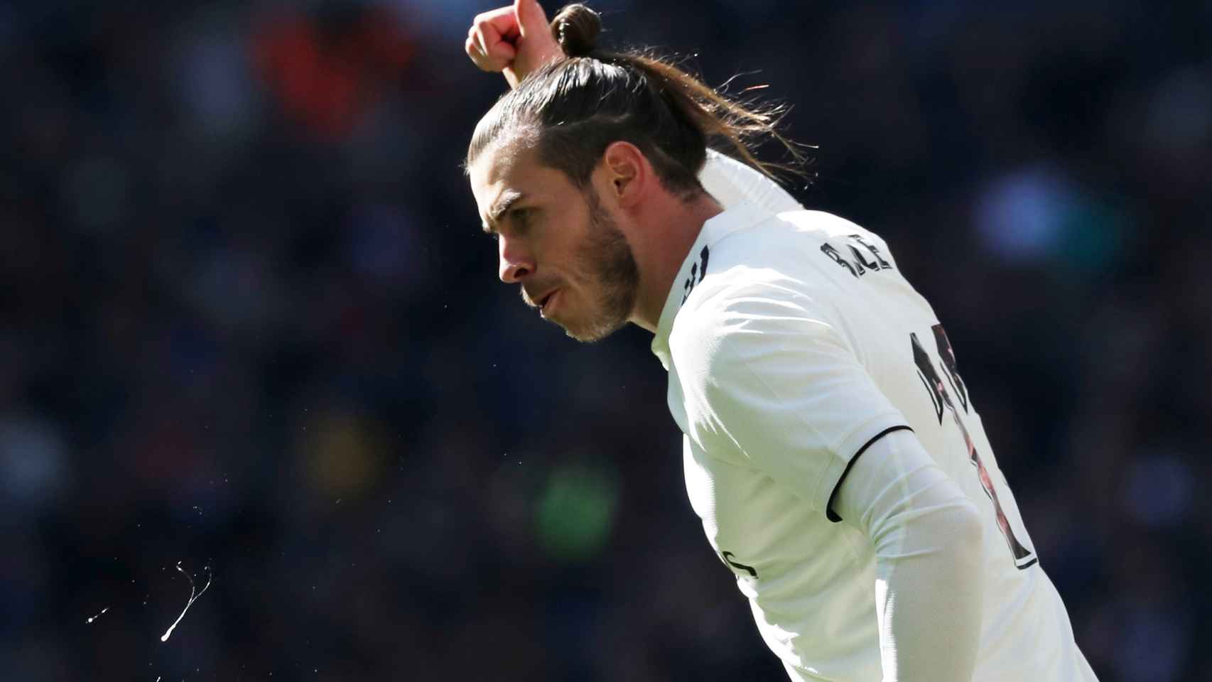 Bale en un partido del Real Madrid