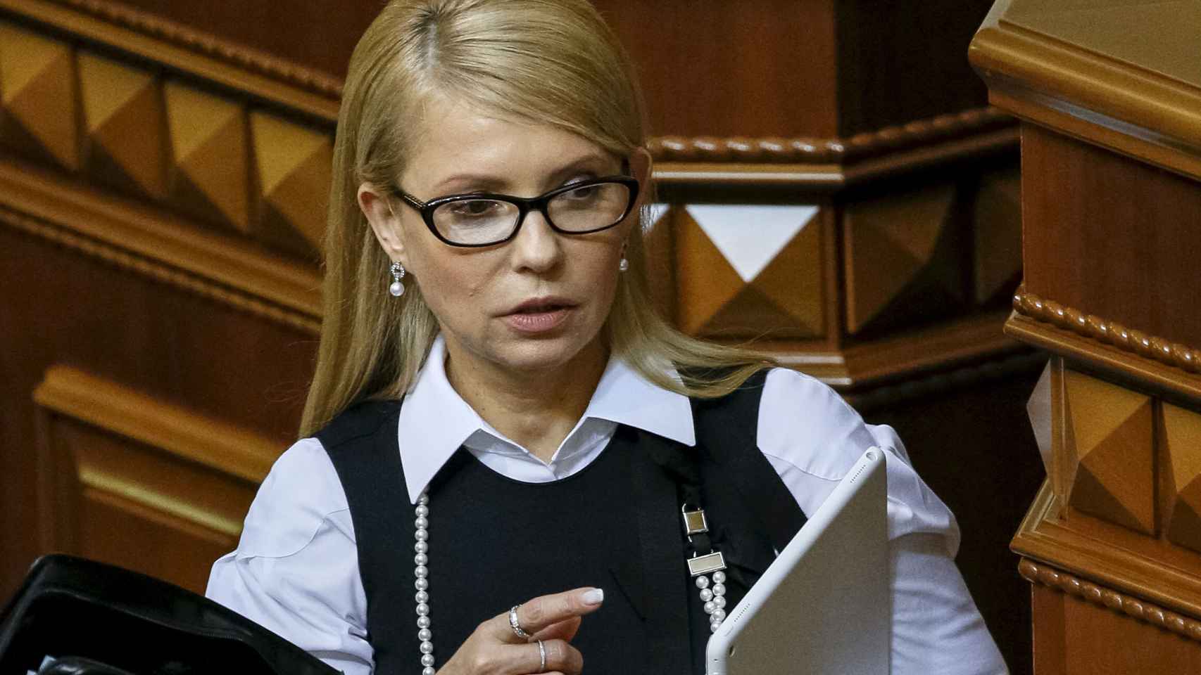 La ex primera ministra ucraniana Yulia Tomishenko.