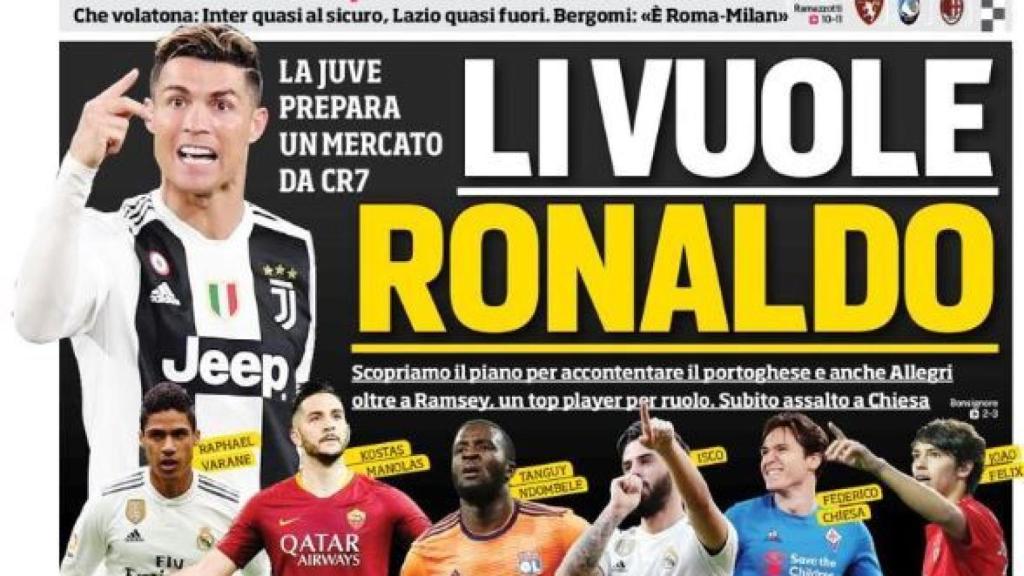 portada Il Corriere dello Sport