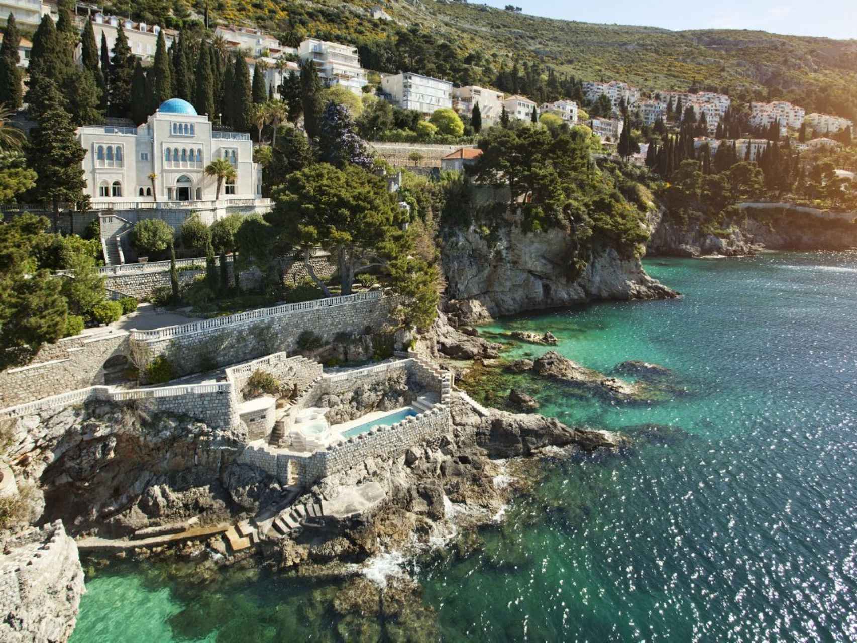 La villa Sherezade es uno de los alojamientos más exclusivos de Dubrovnik.