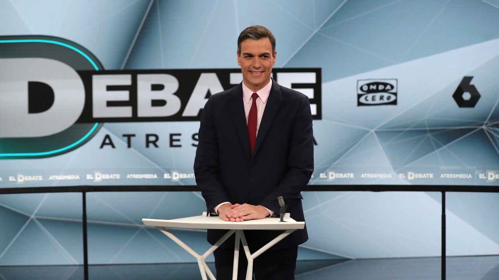Pedro Sánchez, durante el debate.