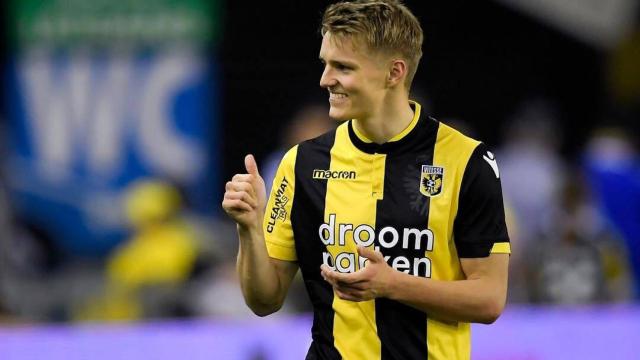 Odegaard, en un partido con el Vitesse. Foto: Instagram (@odegaard.98)