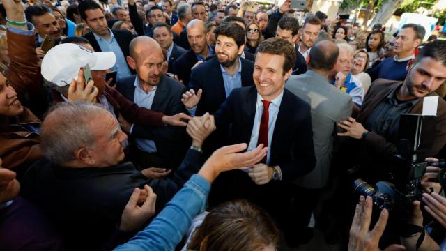 Pablo Casado, en su mitin.