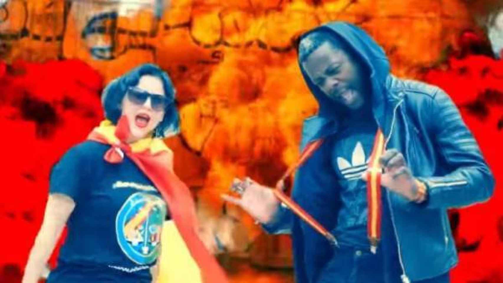 'Superfachas', el rap Sofía Rincón y Bertrand Ndongo en apoyo a Vox.