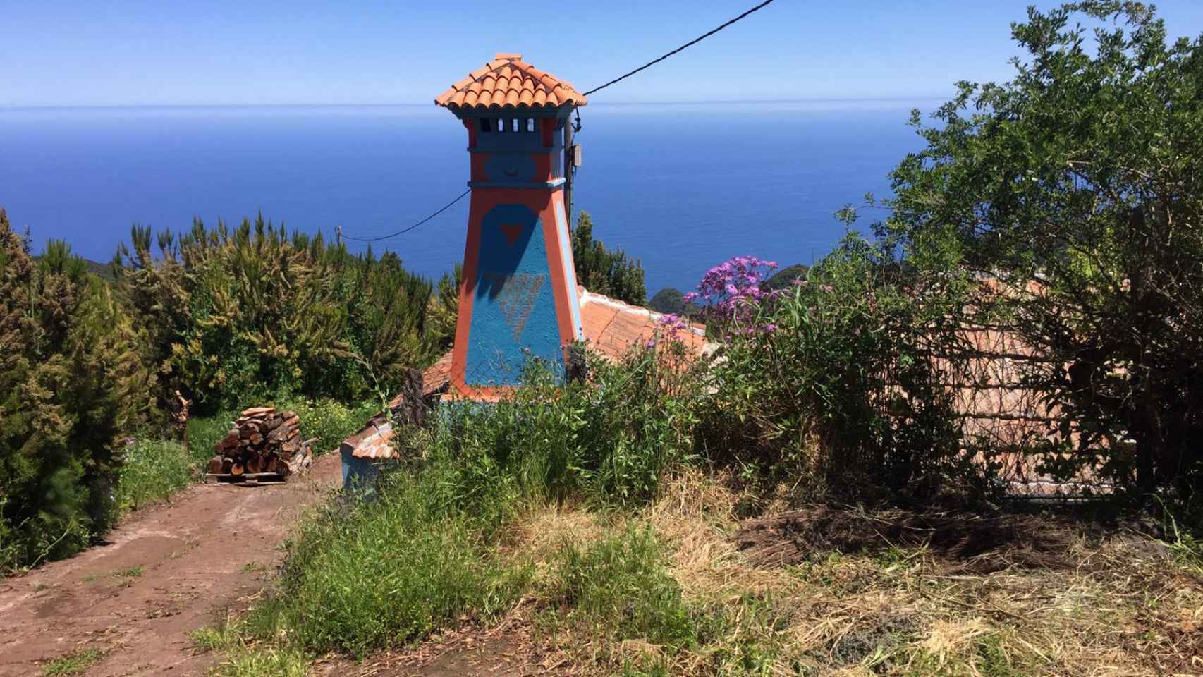 Casa de Anthony Walton, uno de los tres desaparecidos de La Palma