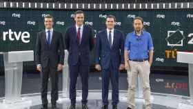 El debate a cuatro en RTVE.