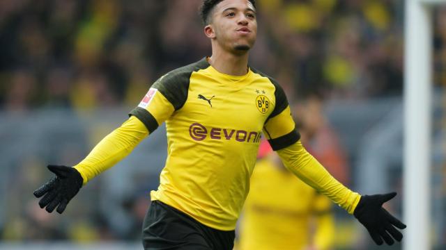 Jadon Sancho, en el Borussia Dortmund