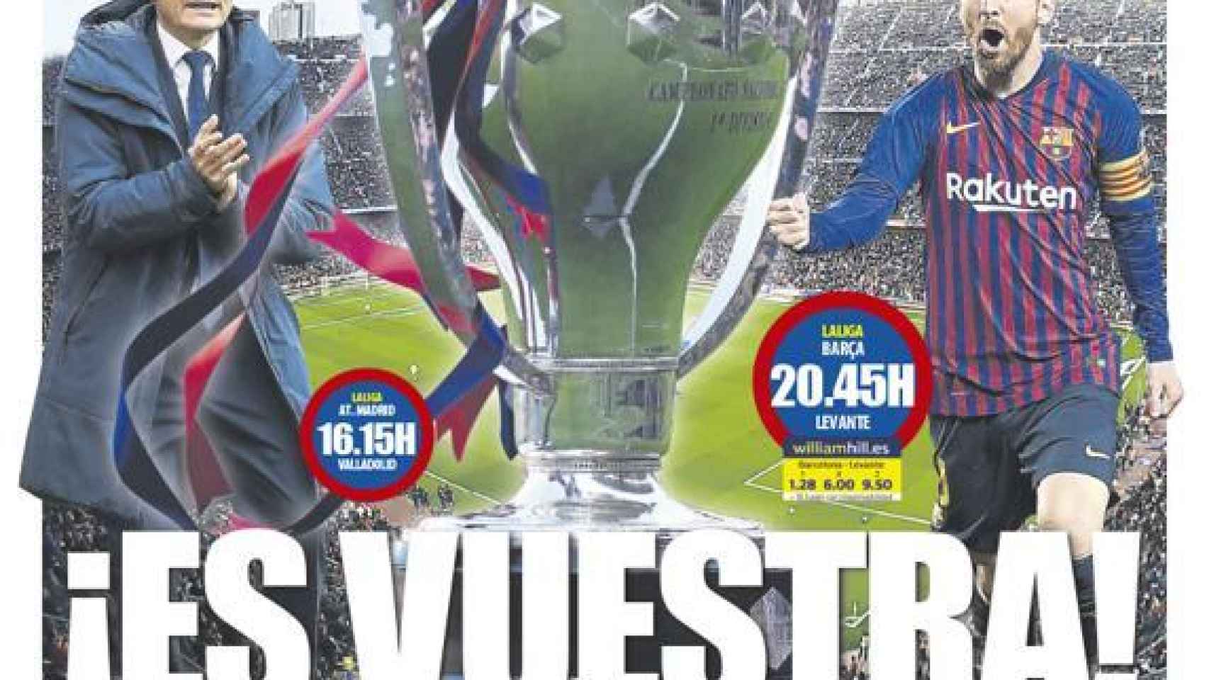 La portada del diario Mundo Deportivo (27/04/2019)