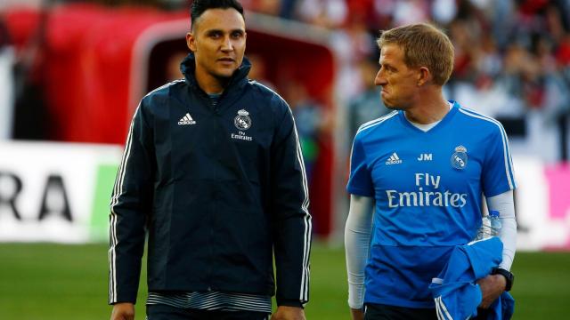 Keylor Navas, camino del banquillo en Vallecas